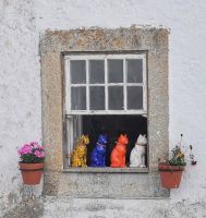 In Obidos gibt es viele Keramikläden