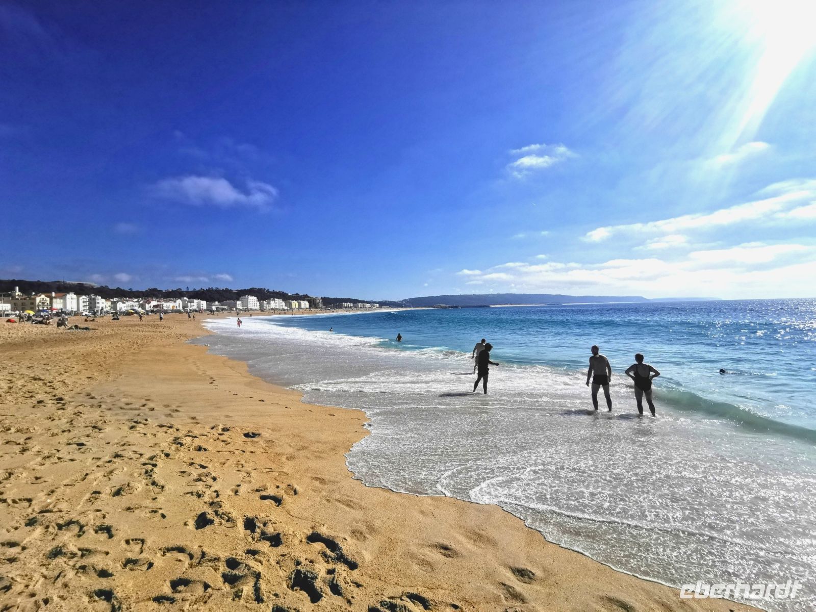 Sandstrand in Nazaré