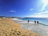 Sandstrand in Nazaré