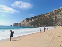 Am Strand in Nazaré