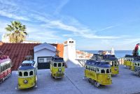 Spielzeugstraßenbahnen in Lissabon