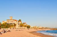 Strand vor den Toren Lissabons in Estoril