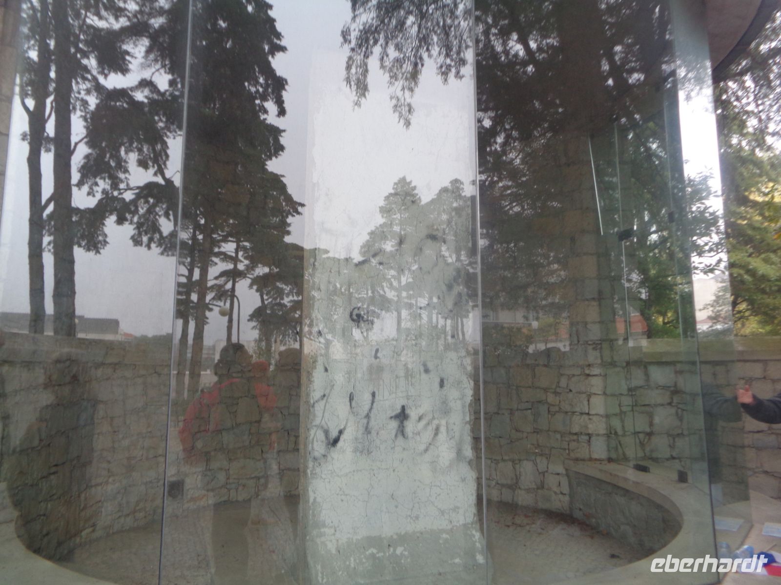 Fátima, ein Stück Mauer von Berlin