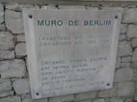 Fátima, ein Stück Mauer von Berlin
