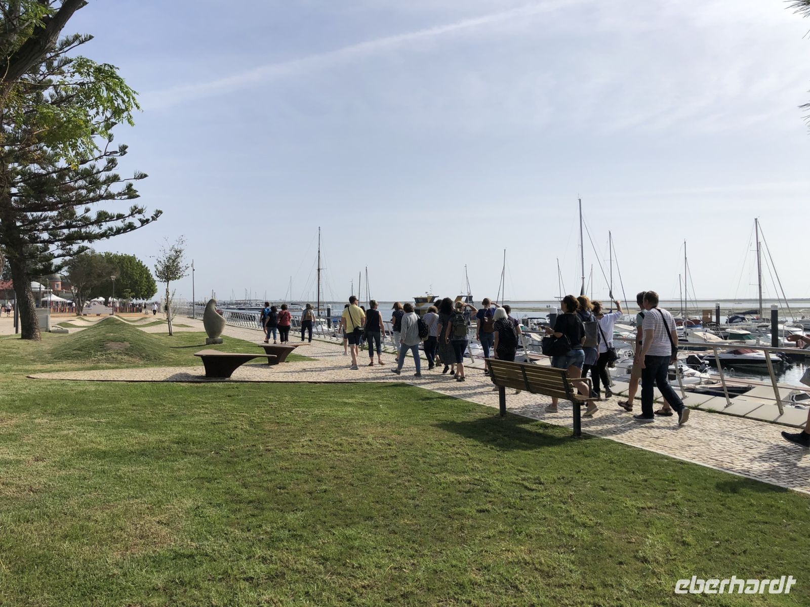 Promenade Rundgang Hafen Olhao