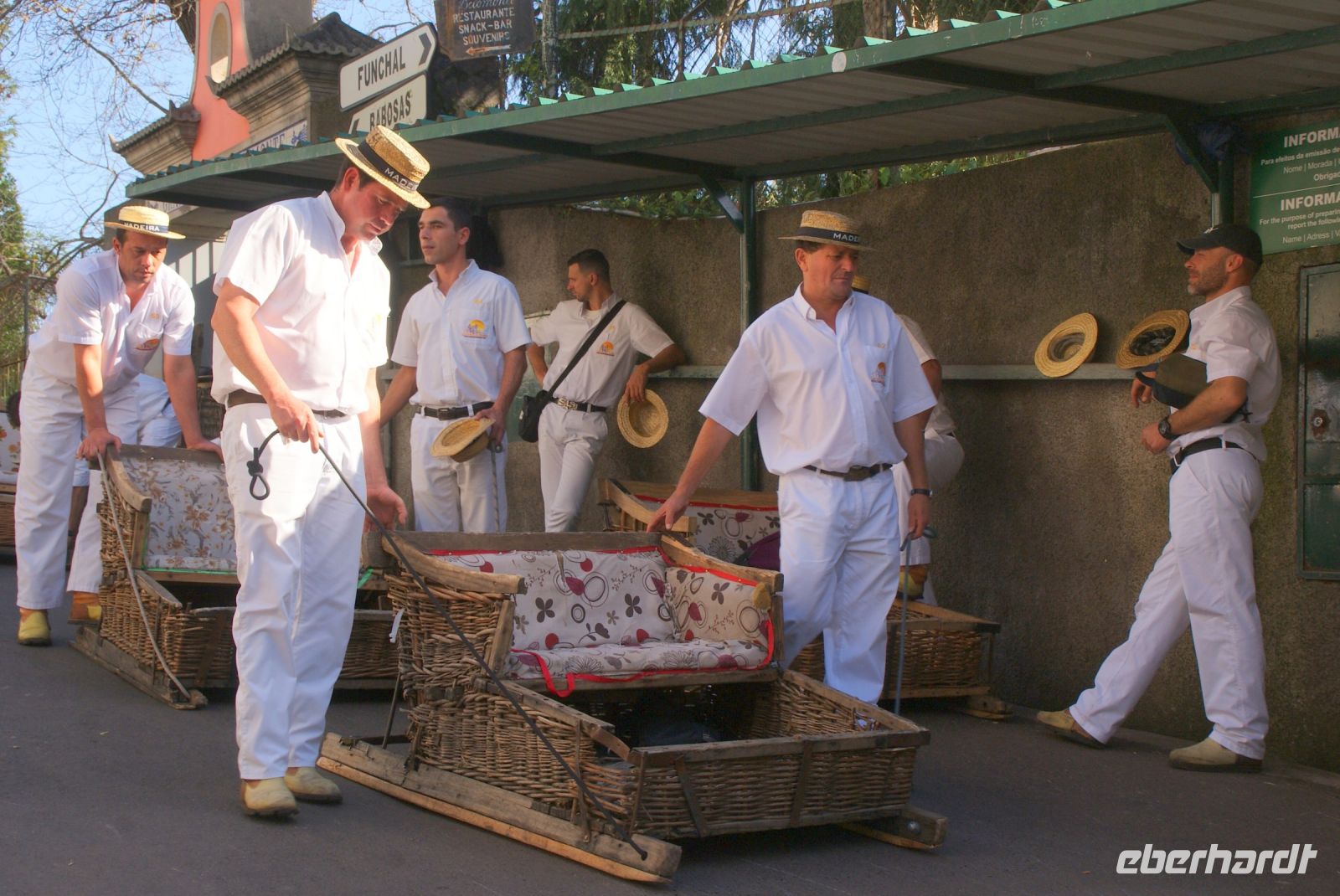 33 Korbschlittenfahrer