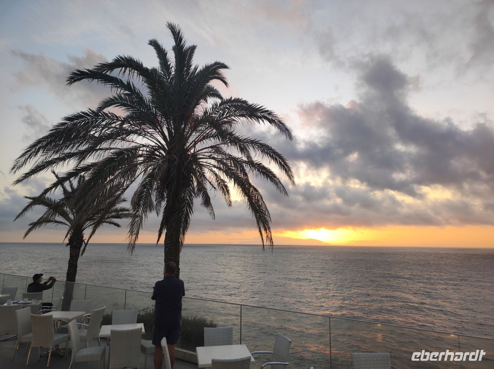 Sonnenaufgang von der Terrasse des 