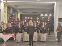 Weihnachtschor bei dem Weihnachtsgaladinner im Hotel 