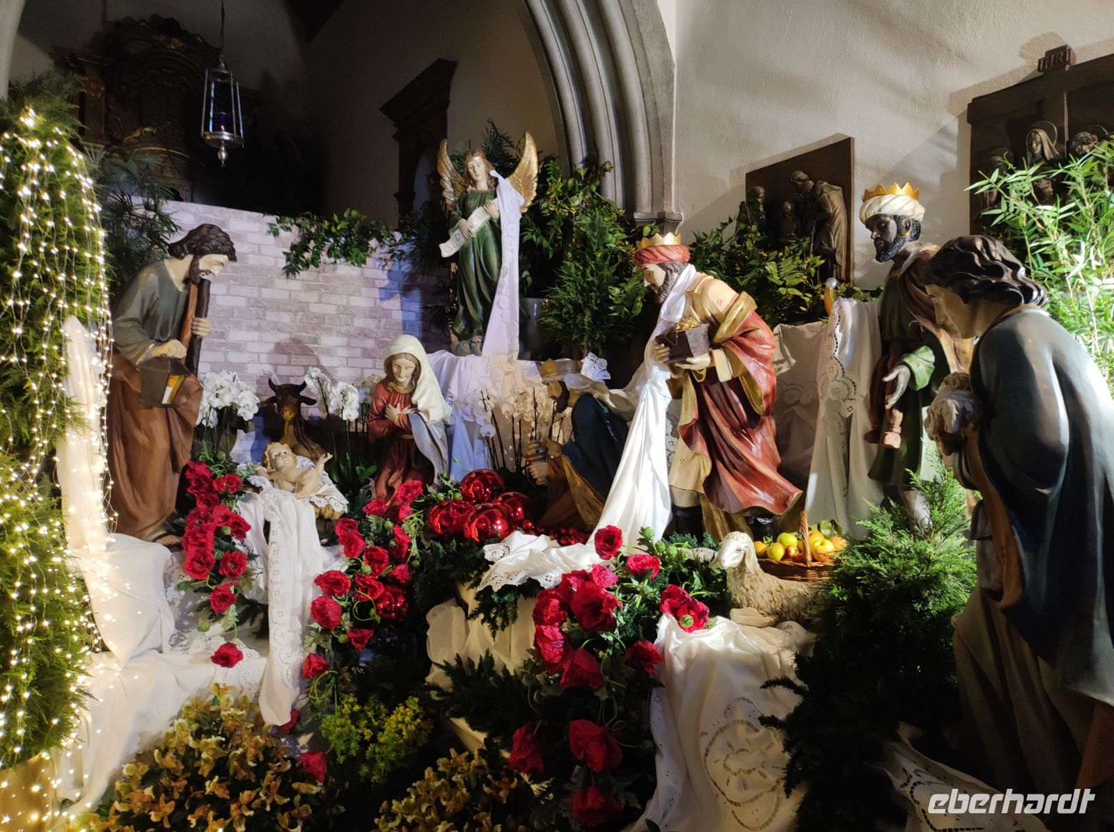 Krippe in der Kirche von Sao Vicente