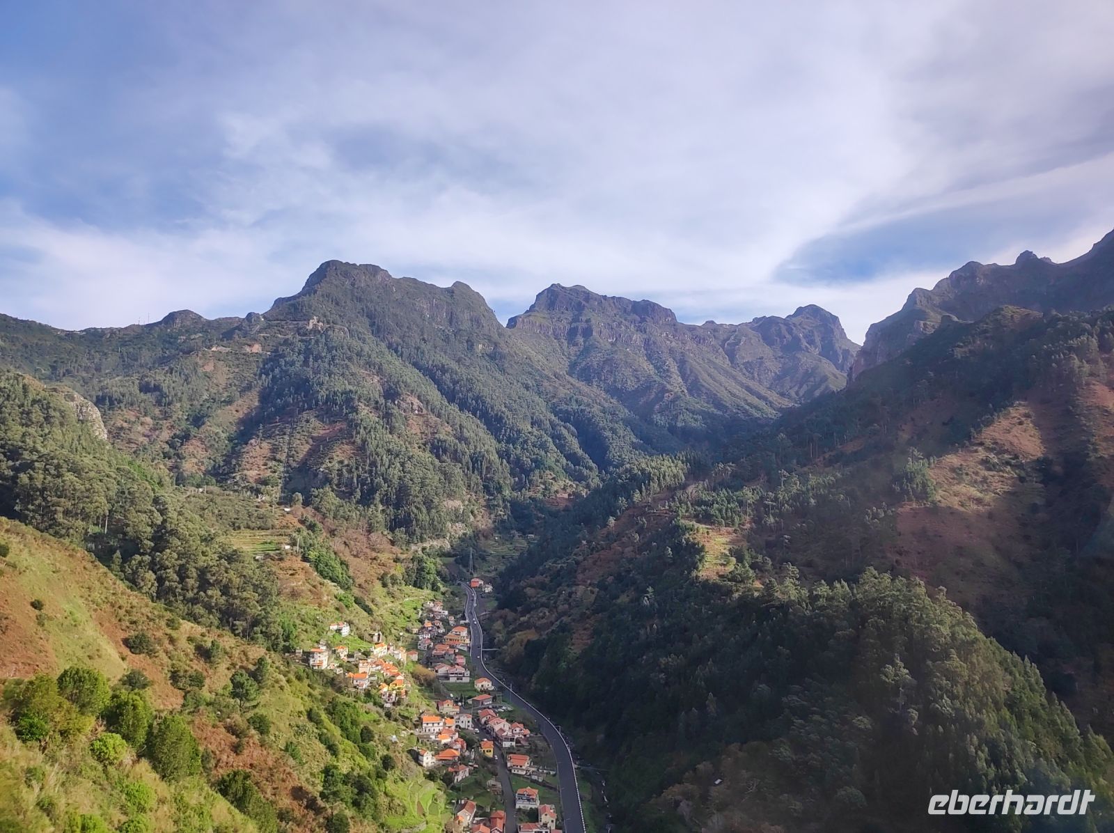 Blick auf das Gebirge Madeiras