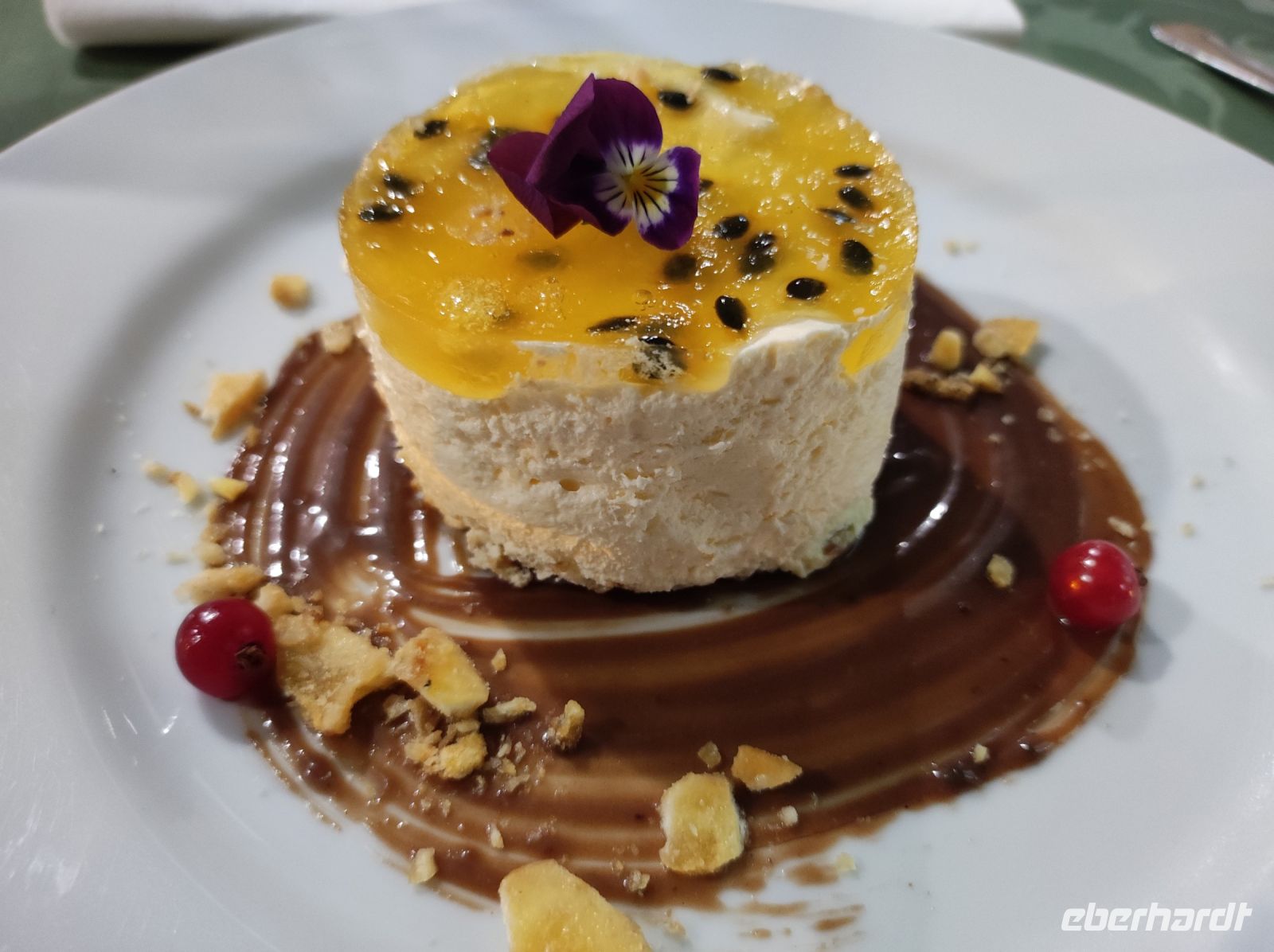 Desert beim 3-Gänge Spezialitäten Menu in Funchal