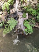 Springbrunnen im Monte Palace Garten in Funchal, Madeira