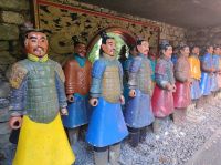 Terrakotta Armee im Tropischen Monte Palace Garten in Funchal