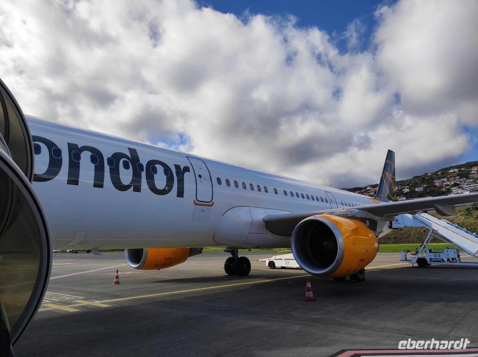 Abflug mit Condor Richtung Leipzig