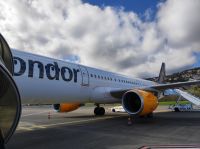 Abflug mit Condor Richtung Leipzig