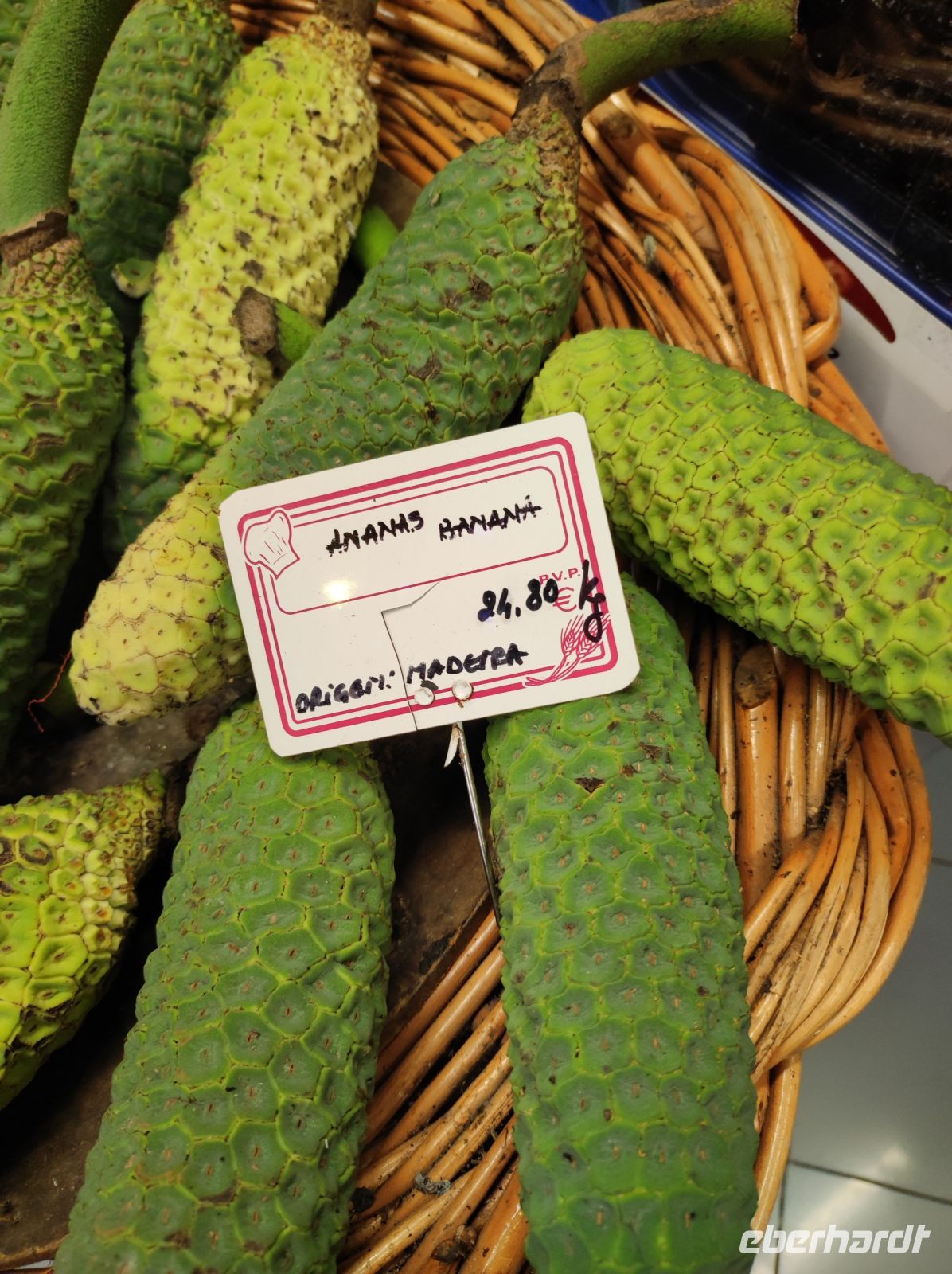 Ananas-Banane in der Markthalle von Funchal