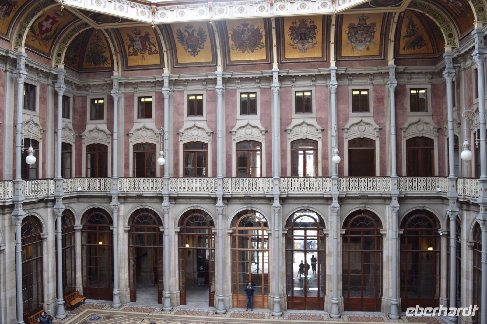 Blick in die ehemalige Börse in Porto