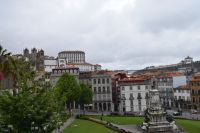 Blick auf Porto mit Statue von Heinrich dem Seefahrer