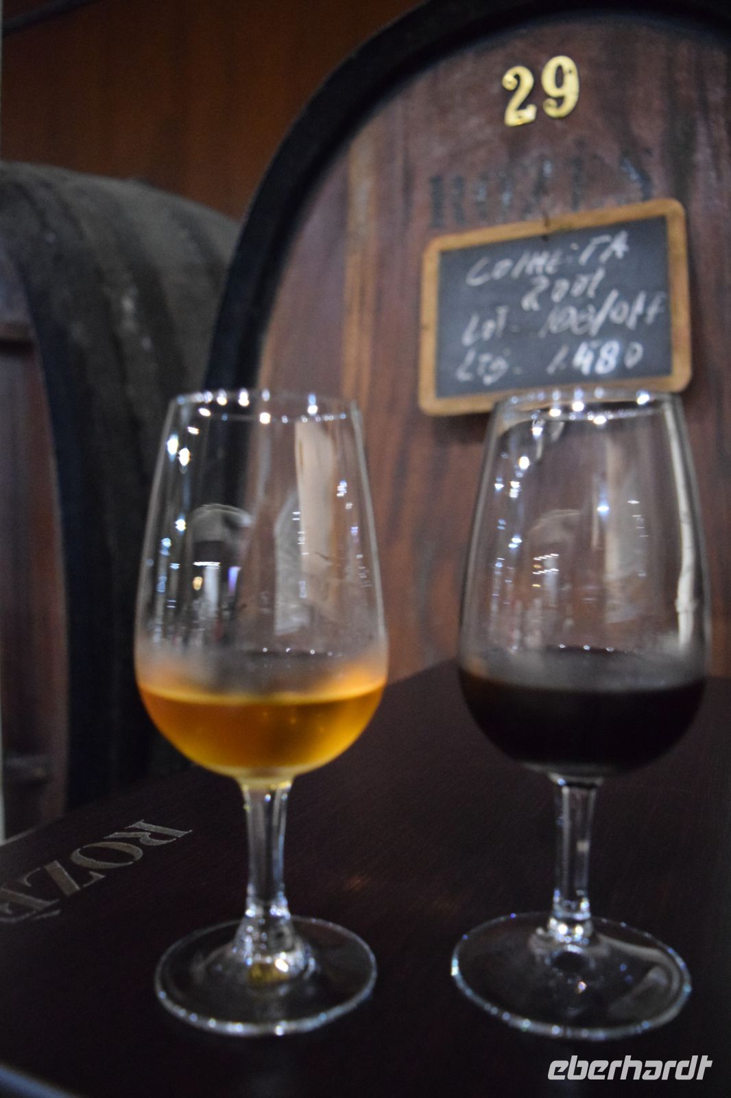 Verkostung im Portweinkeller 