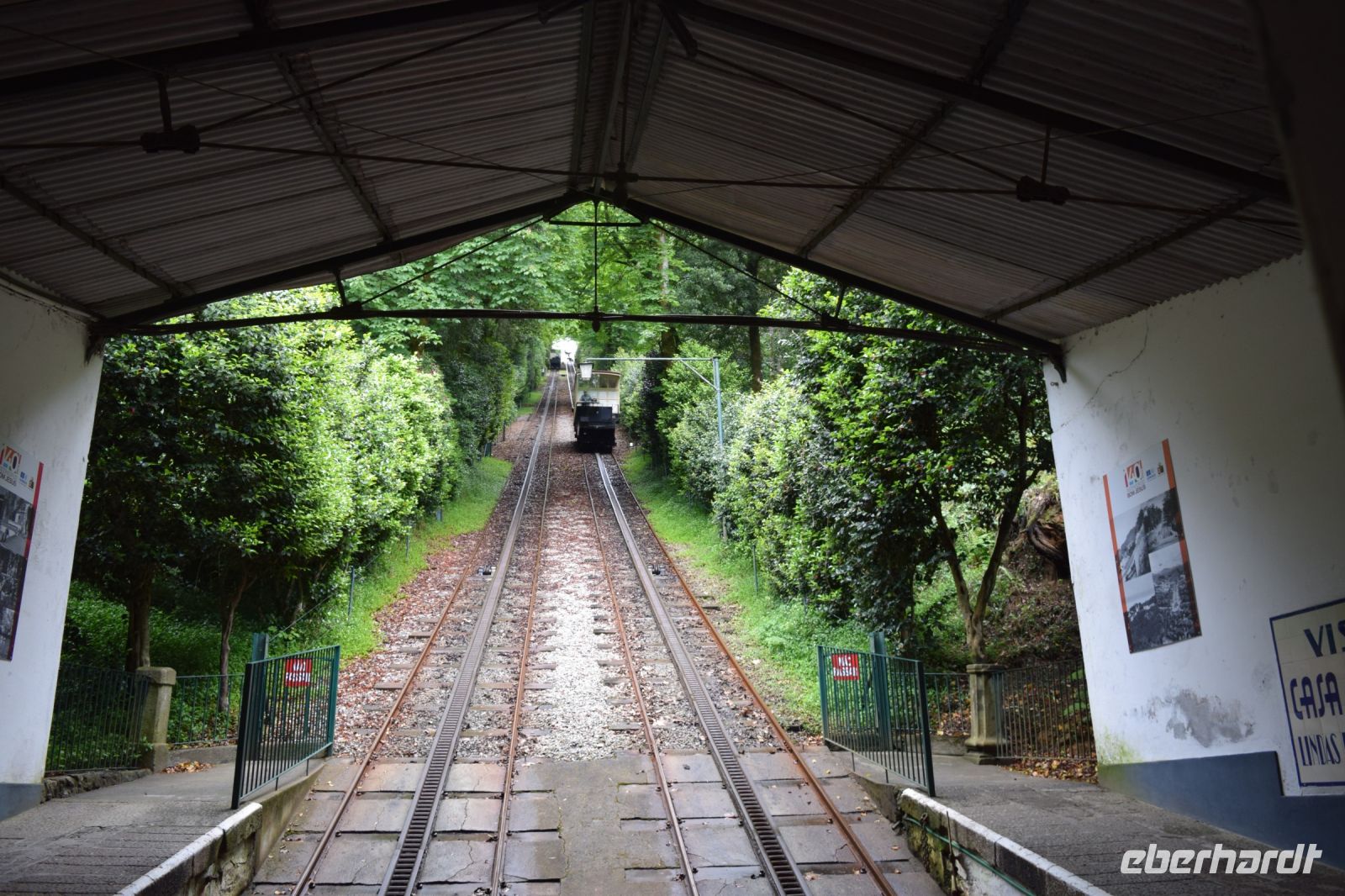 Talstation der Zahnradbahn Bom Jesus bei Braga