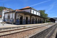 Der schöne Bahnhof von Pinhao am Douro-Fluss