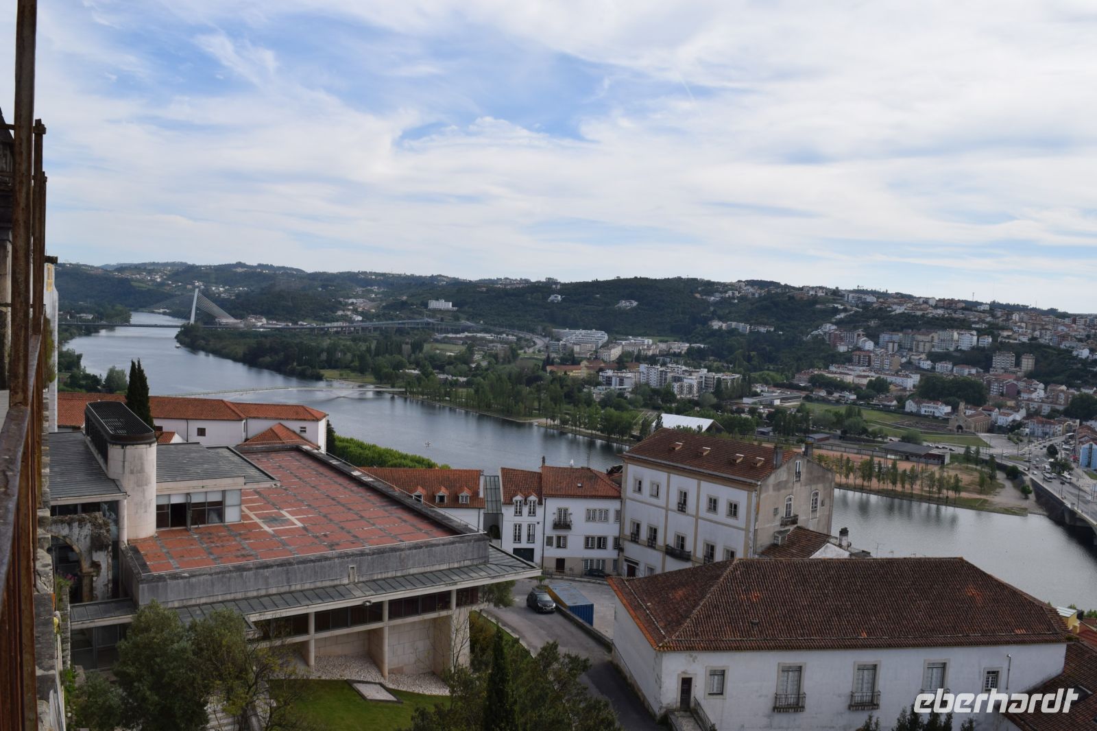 Blick von oben auf Coimbra