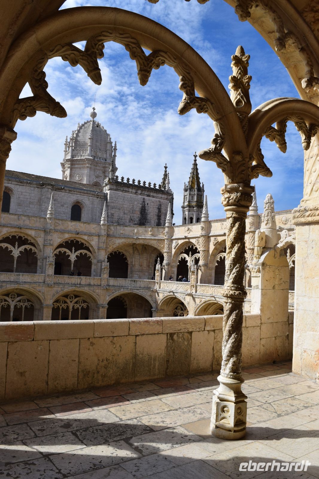 Tolle Ein- und Ausblicke Lichthof der Klosterkirche Santa Maria Belém