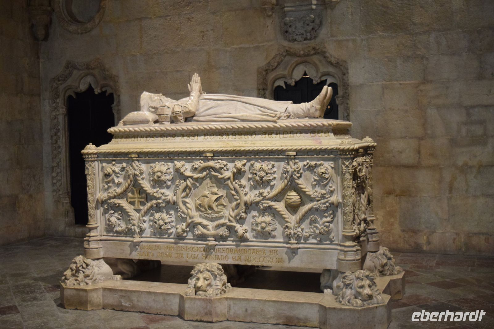 Ehrensakrophark von Vasco da Gama im Kloster Belém