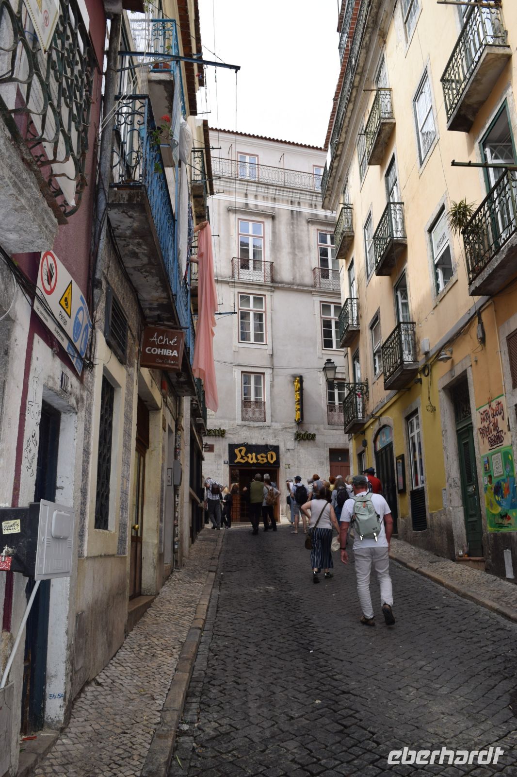 Auf dem Weg zur Fado-Veranstaltung