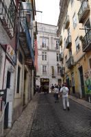 Auf dem Weg zur Fado-Veranstaltung