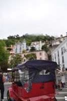 Blick hinauf zur Burg von Sintra