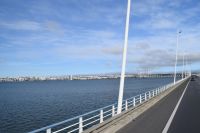 17 km lange Brücke über den Tejo