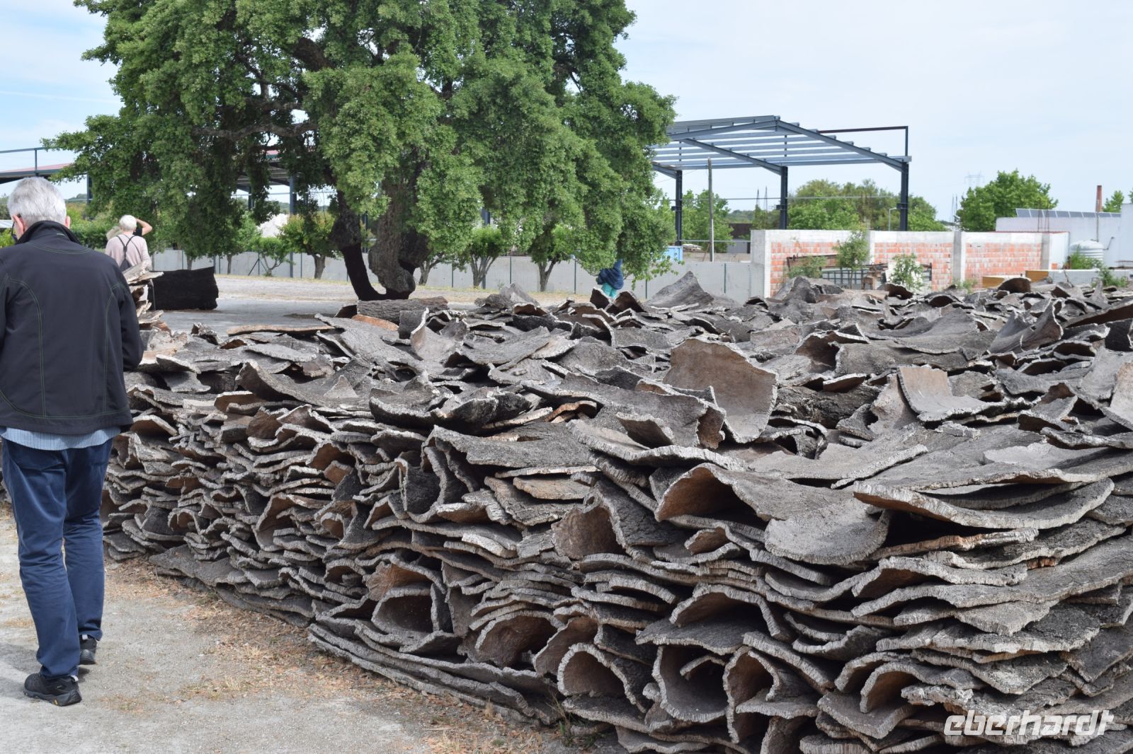 Korkfabrik auf dem Weg zur Algarve