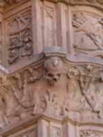 Frosch an Fassade Universität Salamanka