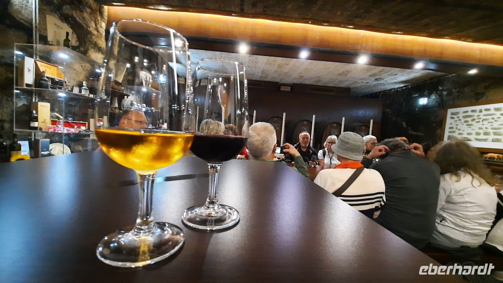 Portwein-Verkostung im Weinkeller Rozel