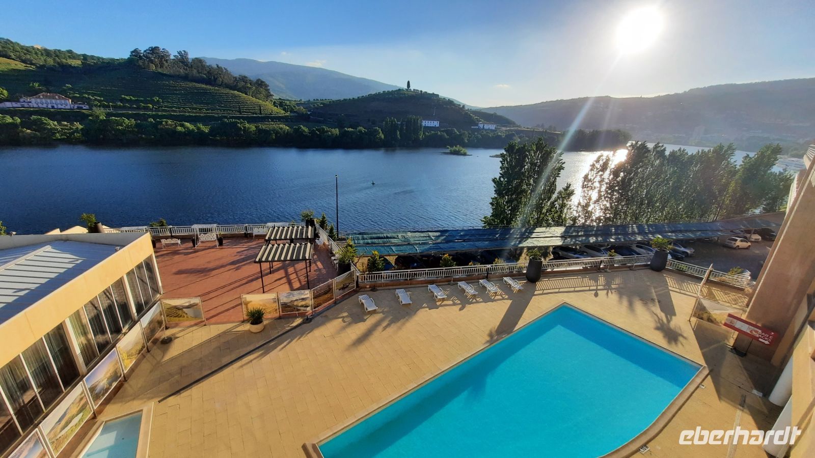 Blick vom Hotel Régua Douro über den gleichnamigen Fluss