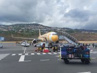 Angekommen auf dem Flughafen Funchal