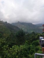 Erster Blick aus dem Hotelzimmer unterhalb des Encumeada-Passes