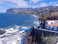 Blick zum Restaurant Doca do Cavacas + Schwimmbad