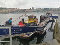 Fluß Douro in Porto, Anlegesteg