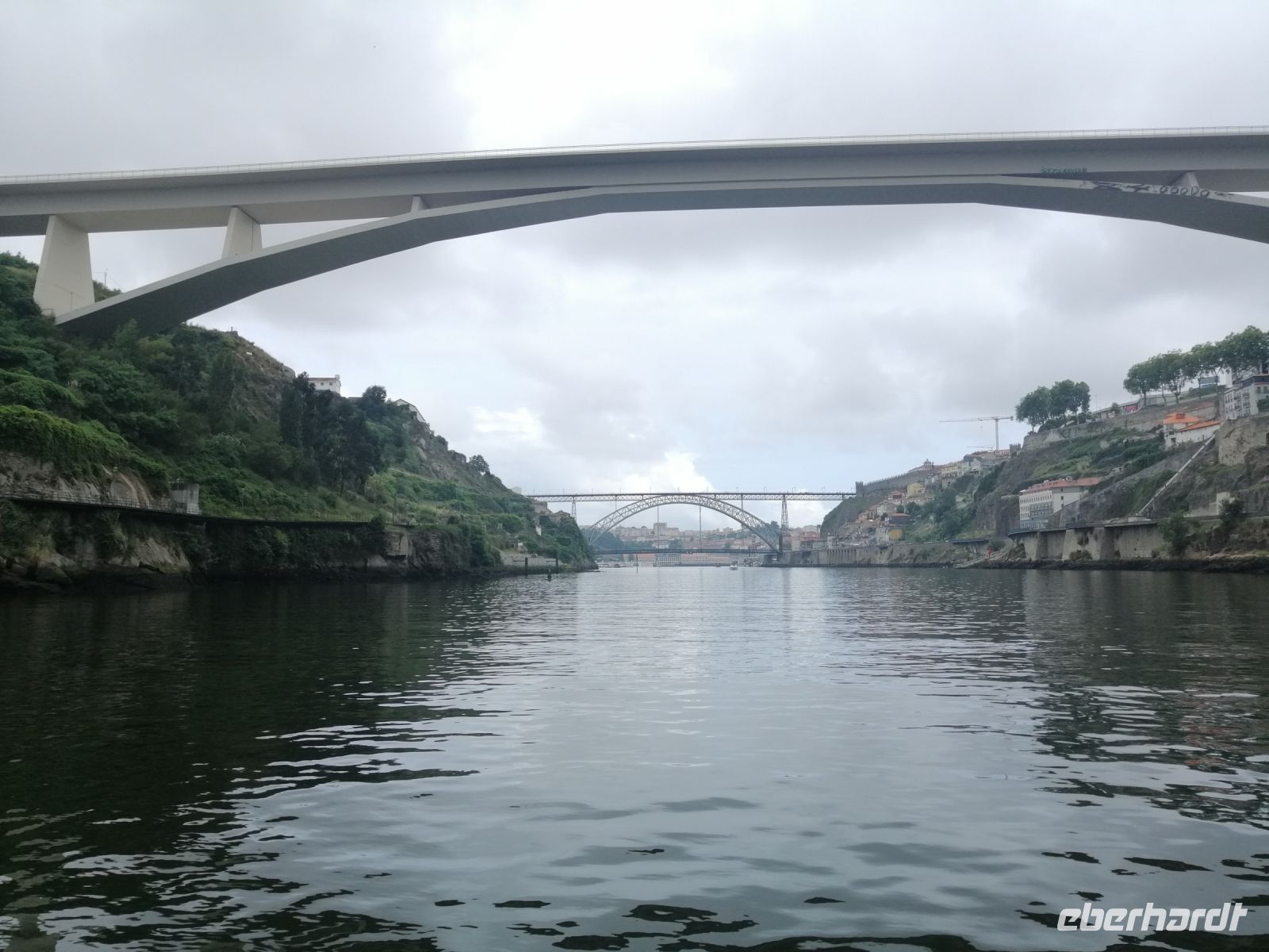 Bootsfahrt auf dem Douro, Die Brücken über Douro