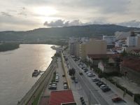 Blick von der Terasse des Restaurant Richtung Hafen, Hotel Régua Douro 