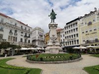 Denkmal für Joaquim Antonio de Aguiar am Largo de Portagem-Platz in Coimbra