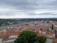 Blick auf die Stadt von der Universität in Coimbra