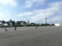 Der 750 Meter lange und 250 Meter breite Pilgerplatz in Fatima