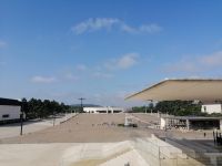 Pilgerplatz in Fatima, Blick Richtung Igreja da Santíssima Trindade