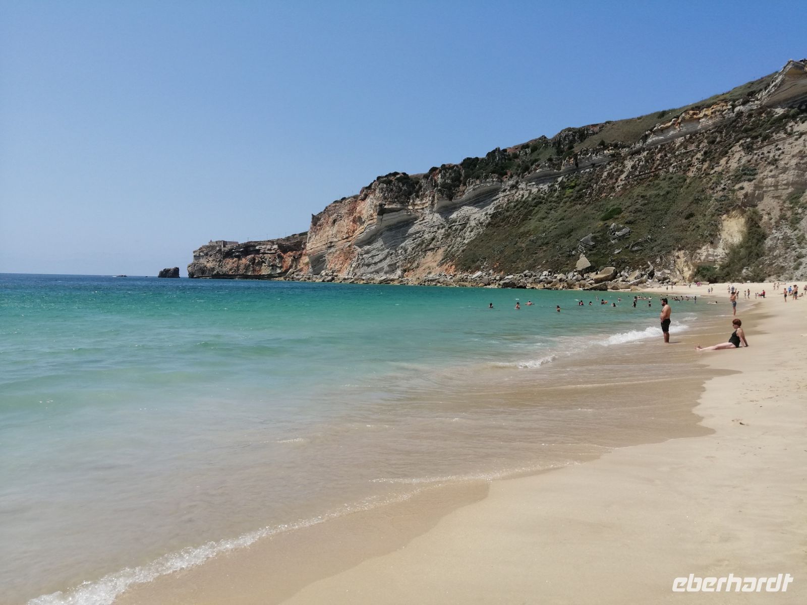 Atlantikstrand in Nazaré