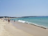 Freizeit, Sandstrand in Nazaré