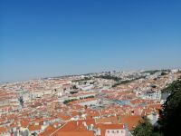 Blick auf Lissabon von der Burg São Jorge während der Stadtführung