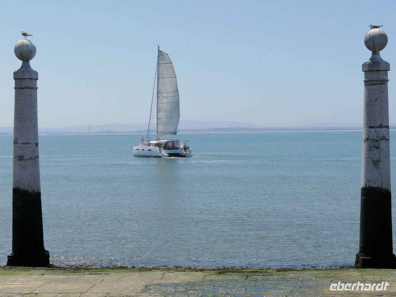 Kaianlage aus dem 18 Jh.: Cais das Colunas, Lissabon